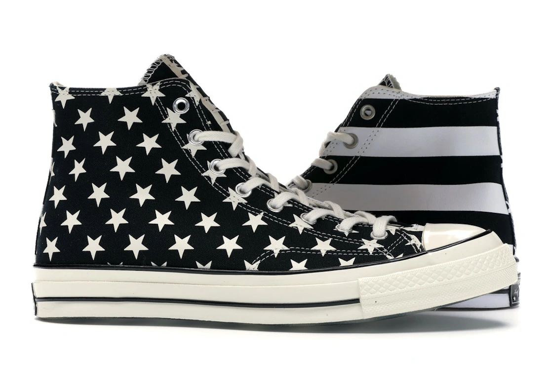 Converse Chuck Taylor All Star 70 Hi Archive Restructured American Flag Black White