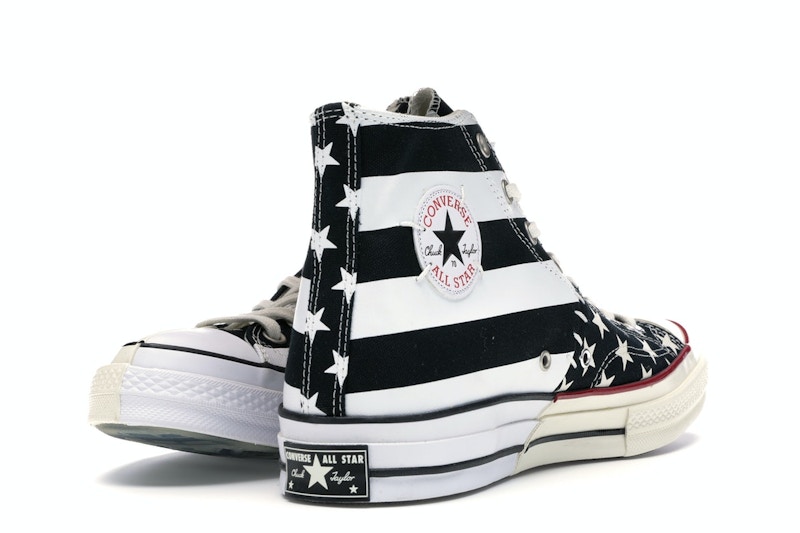 Converse Chuck Taylor All Star 70 Hi Archive Restructured American Flag Black White