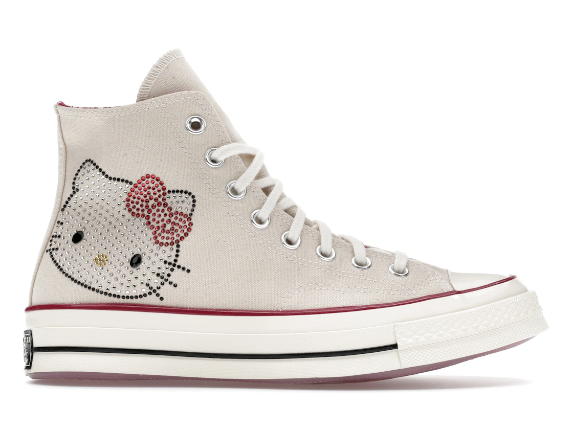 Converse Chuck 70 Hi Hello Kitty Swarovski Egret