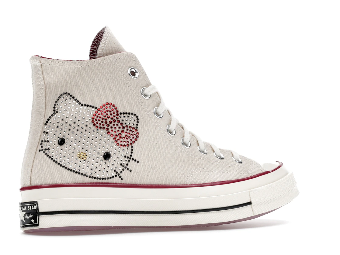 Converse Chuck 70 Hi Hello Kitty Swarovski Egret