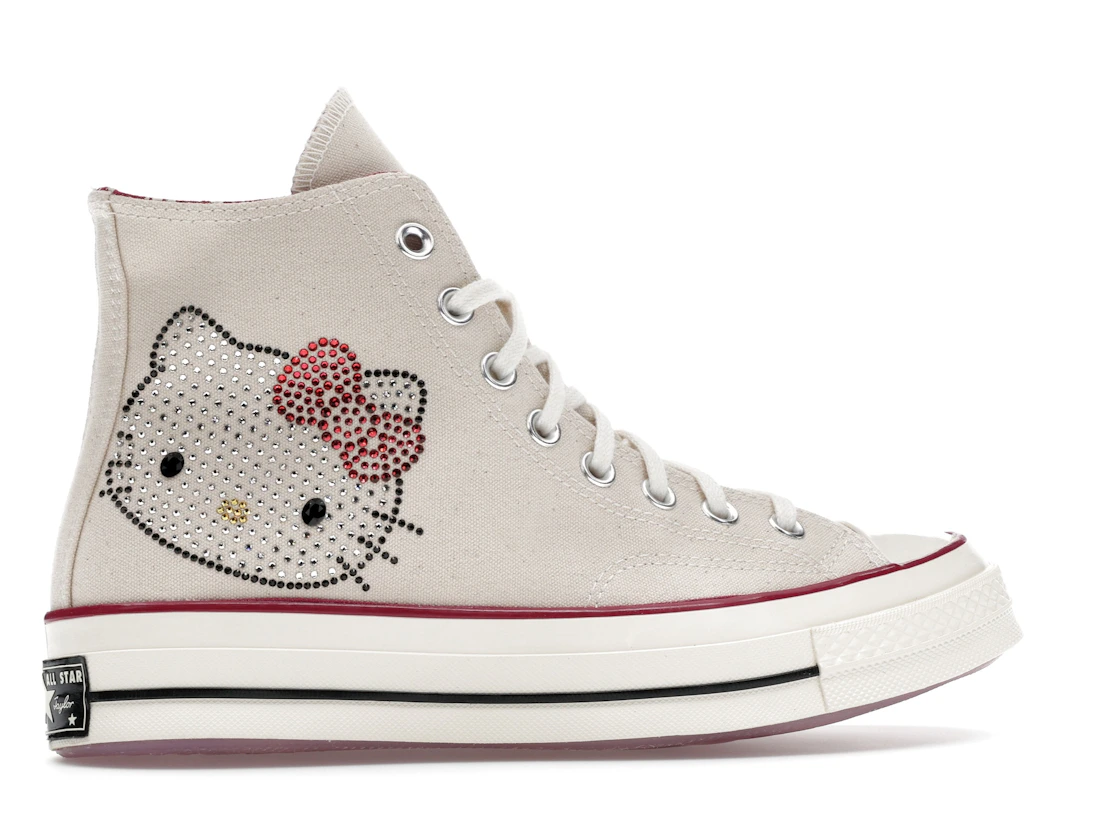Converse Chuck 70 Hi Hello Kitty Swarovski Egret