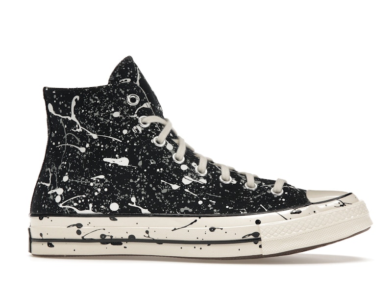 Converse Chuck Taylor All Star 70 Hi Archive Paint Splatter Black White