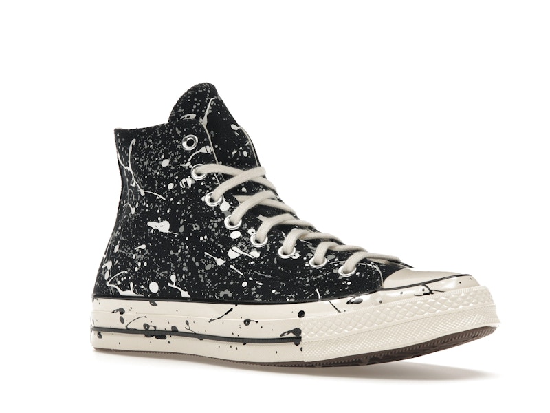 Converse Chuck Taylor All Star 70 Hi Archive Paint Splatter Black White