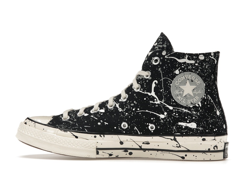 Converse Chuck Taylor All Star 70 Hi Archive Paint Splatter Black White