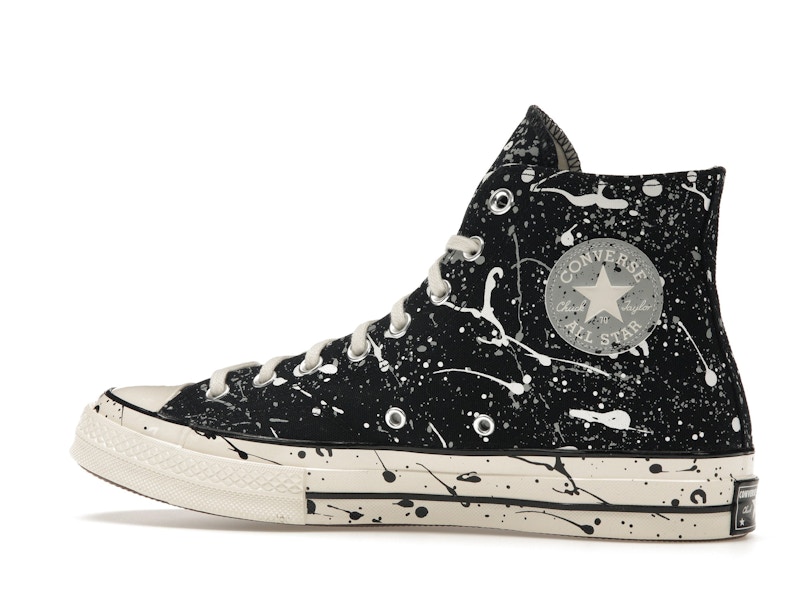 Converse Chuck Taylor All Star 70 Hi Archive Paint Splatter Black White