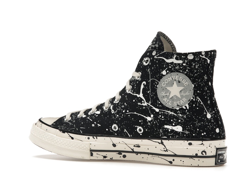 Converse Chuck Taylor All Star 70 Hi Archive Paint Splatter Black White