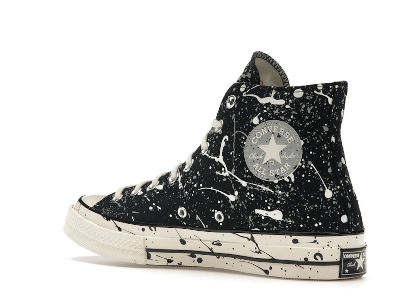 Converse Chuck Taylor All Star 70 Hi Archive Paint Splatter Black White