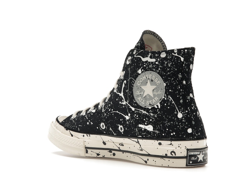 Converse Chuck Taylor All Star 70 Hi Archive Paint Splatter Black White