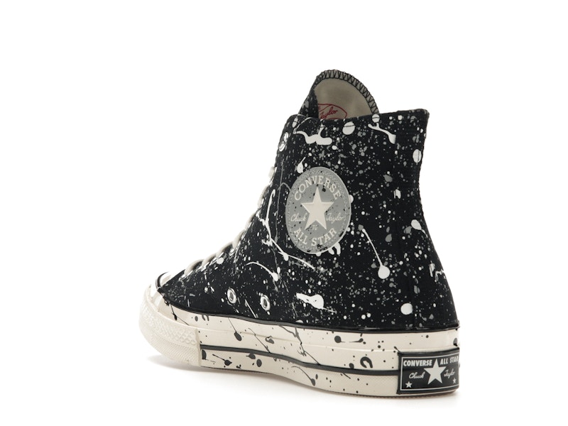 Converse Chuck Taylor All Star 70 Hi Archive Paint Splatter Black White