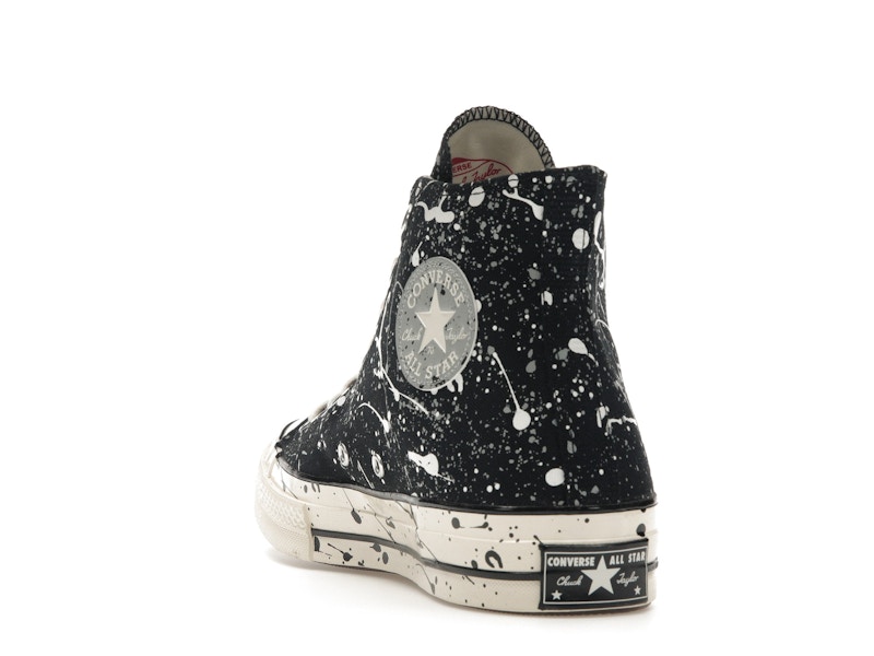 Converse Chuck Taylor All Star 70 Hi Archive Paint Splatter Black White
