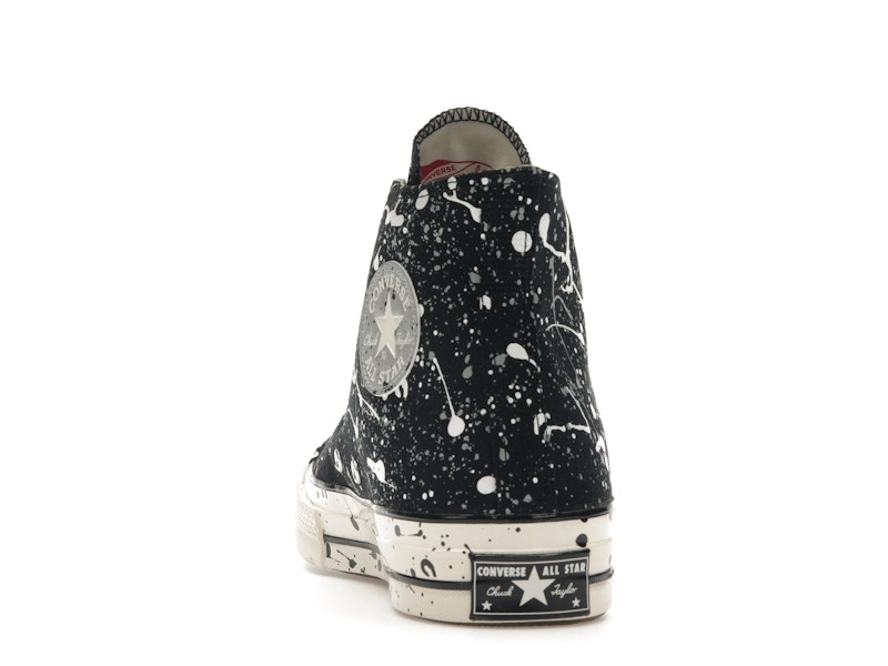 Converse Chuck Taylor All Star 70 Hi Archive Paint Splatter Black White