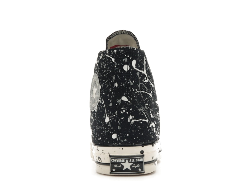 Converse Chuck Taylor All Star 70 Hi Archive Paint Splatter Black White