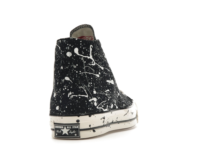 Converse Chuck Taylor All Star 70 Hi Archive Paint Splatter Black White