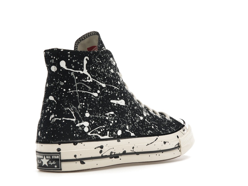 Converse Chuck Taylor All Star 70 Hi Archive Paint Splatter Black White