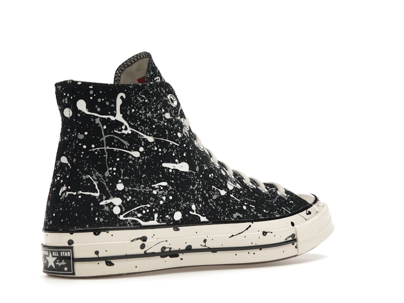 Converse Chuck Taylor All Star 70 Hi Archive Paint Splatter Black White