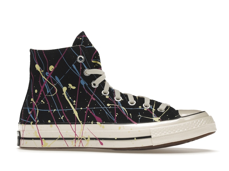 Converse Chuck Taylor All Star 70 Hi Archive Paint Splatter Black