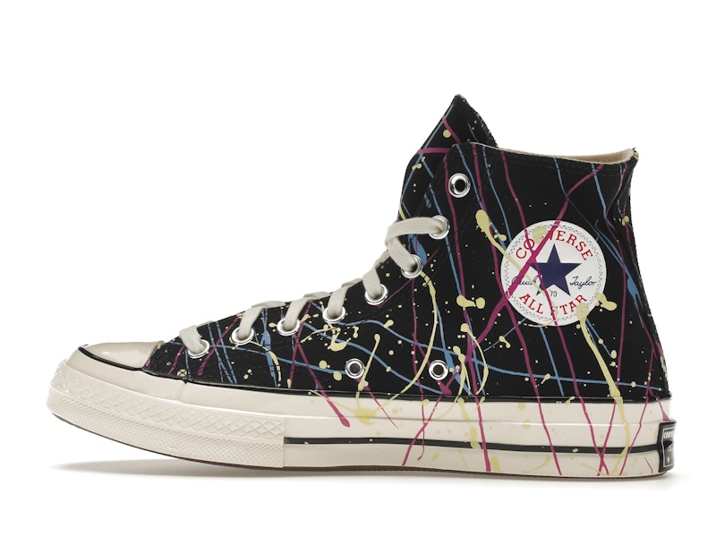 Converse Chuck Taylor All Star 70 Hi Archive Paint Splatter Black
