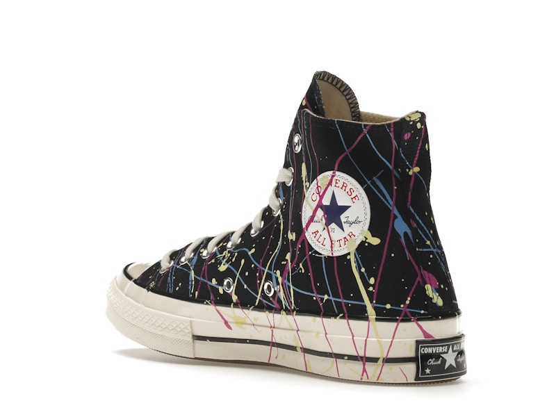 Converse Chuck Taylor All Star 70 Hi Archive Paint Splatter Black
