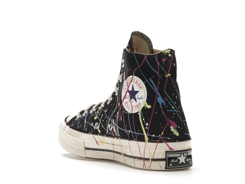 Converse Chuck Taylor All Star 70 Hi Archive Paint Splatter Black