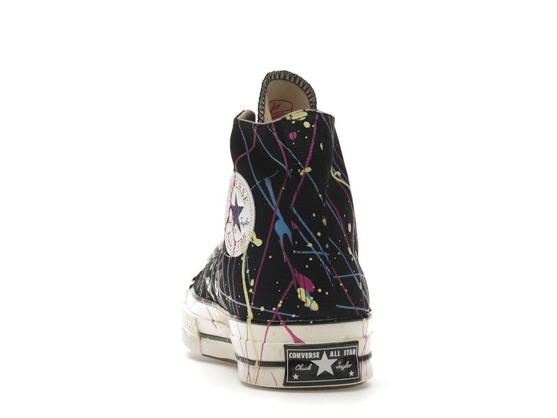 Converse Chuck Taylor All Star 70 Hi Archive Paint Splatter Black