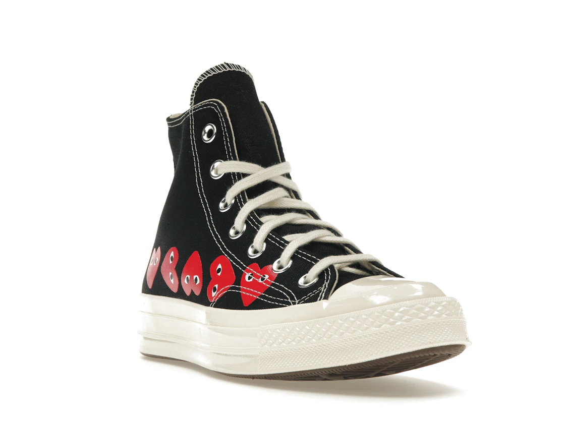 Converse Chuck Taylor All Star 70 Hi Comme des Garcons PLAY Multi-Heart Black
