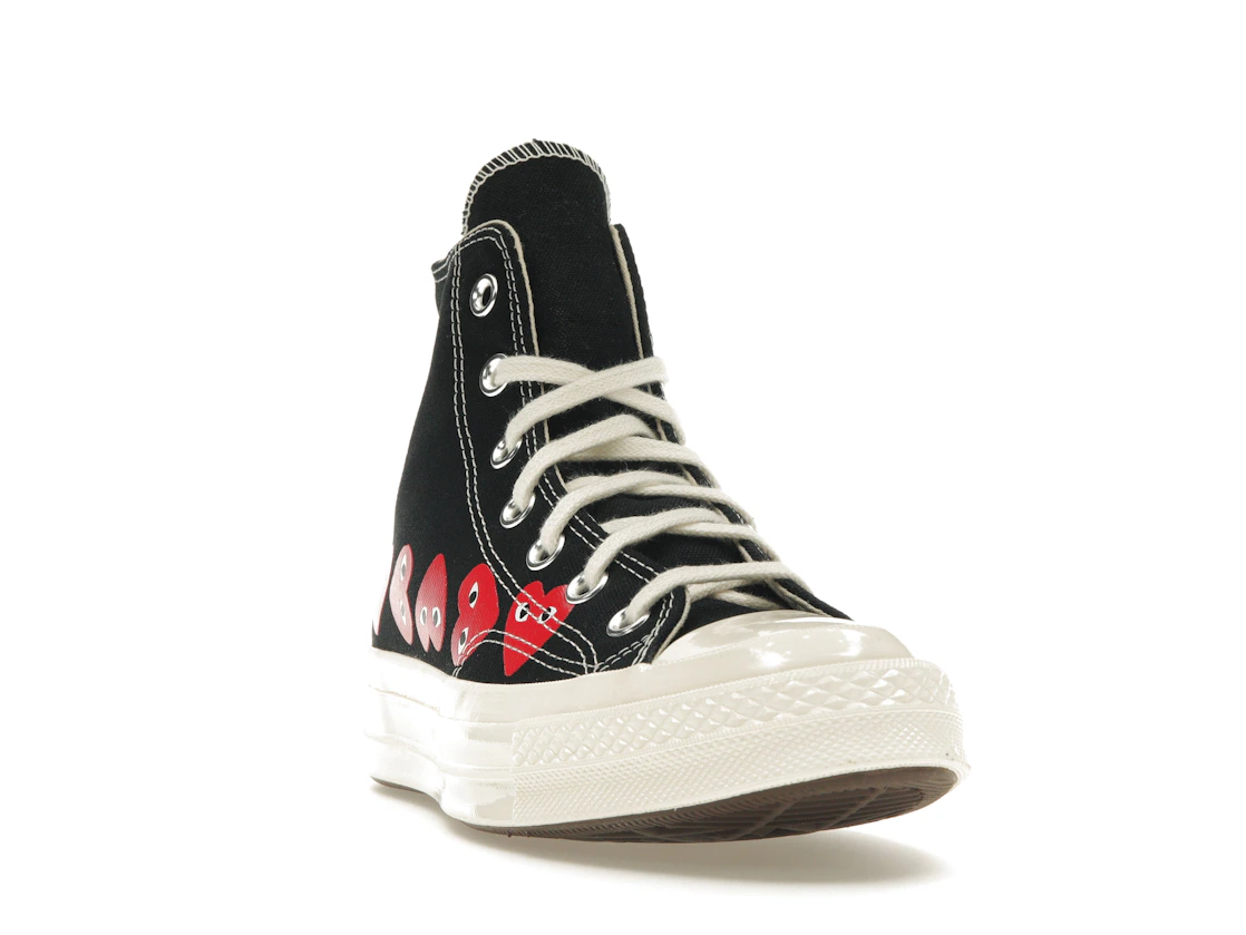 Converse Chuck Taylor All Star 70 Hi Comme des Garcons PLAY Multi-Heart Black