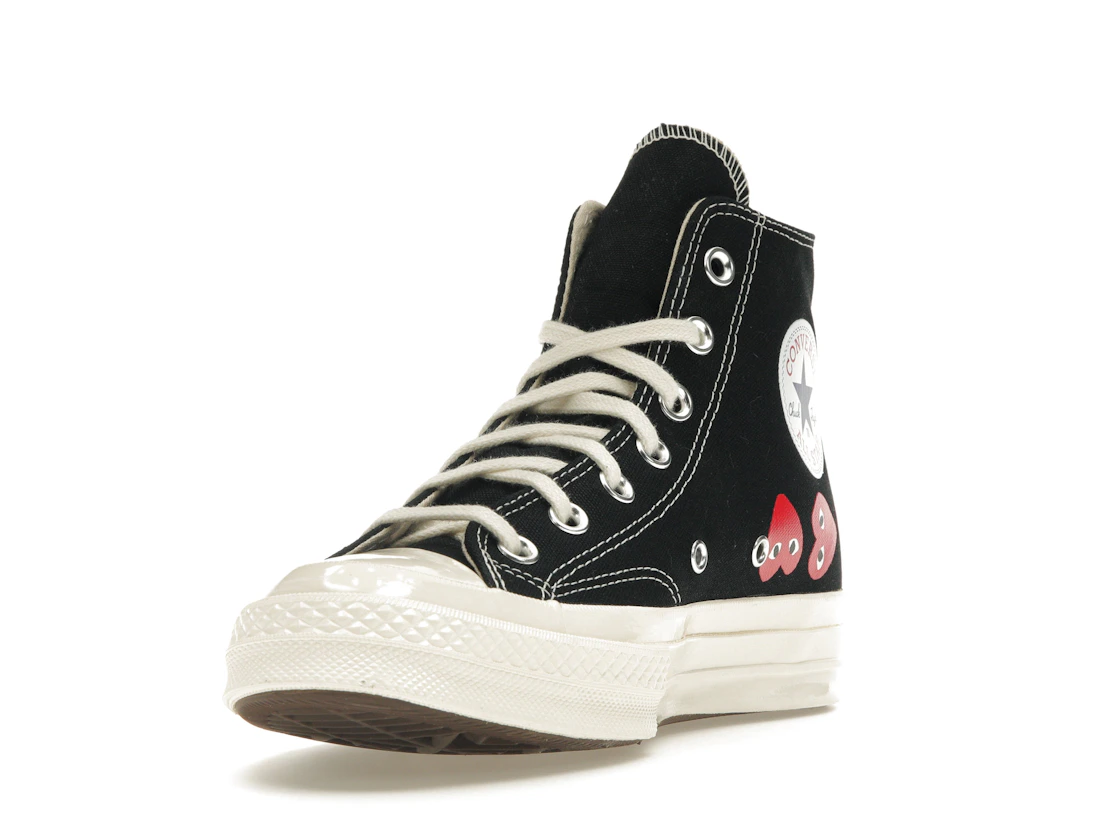 Converse Chuck Taylor All Star 70 Hi Comme des Garcons PLAY Multi-Heart Black
