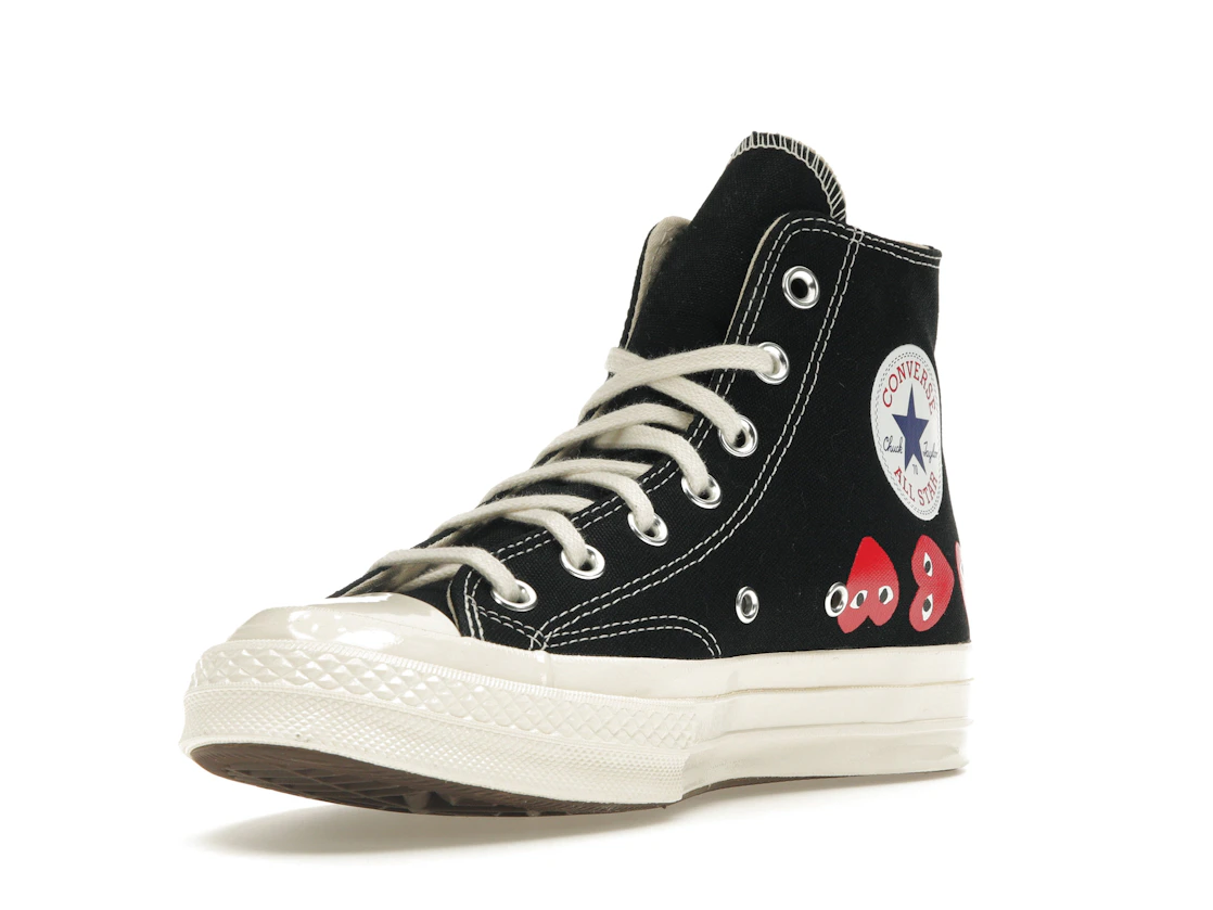 Converse Chuck Taylor All Star 70 Hi Comme des Garcons PLAY Multi-Heart Black