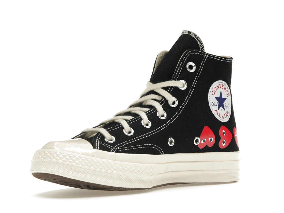 Converse Chuck Taylor All Star 70 Hi Comme des Garcons PLAY Multi-Heart Black
