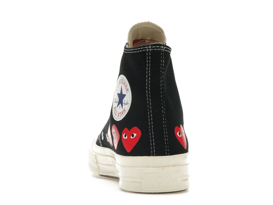 Converse Chuck Taylor All Star 70 Hi Comme des Garcons PLAY Multi-Heart Black