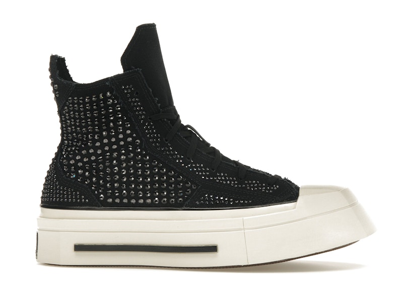 Converse Chuck Taylor All Star 70 Hi De Luxe Squared Swarovski Black (Women's)