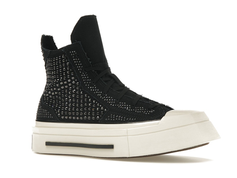 Converse Chuck Taylor All Star 70 Hi De Luxe Squared Swarovski Black (Women's)