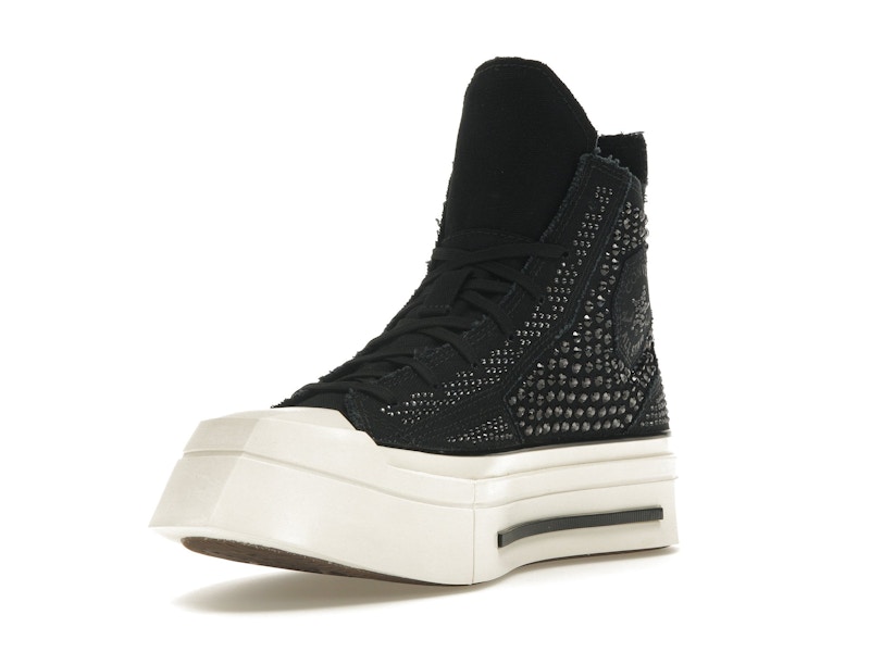 Converse Chuck Taylor All Star 70 Hi De Luxe Squared Swarovski Black (Women's)
