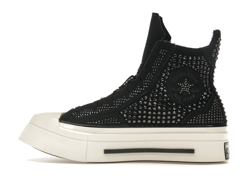 Converse Chuck Taylor All Star 70 Hi De Luxe Squared Swarovski Black (Women's)