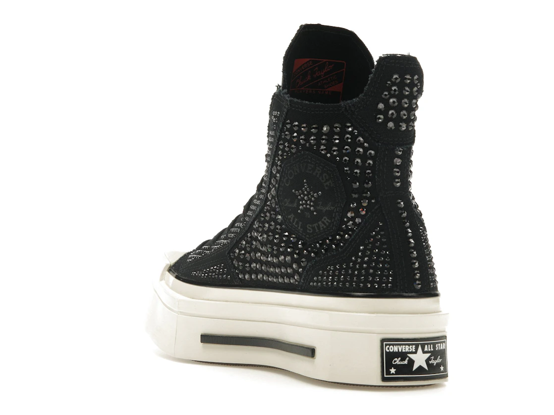 Converse Chuck Taylor All Star 70 Hi De Luxe Squared Swarovski Black (Women's)