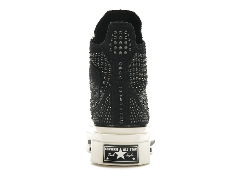 Converse Chuck Taylor All Star 70 Hi De Luxe Squared Swarovski Black (Women's)