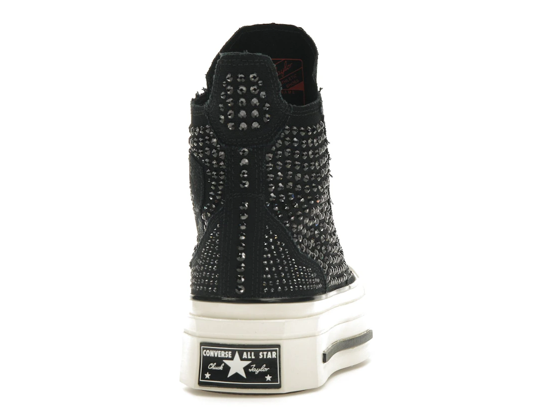 Converse Chuck Taylor All Star 70 Hi De Luxe Squared Swarovski Black (Women's)