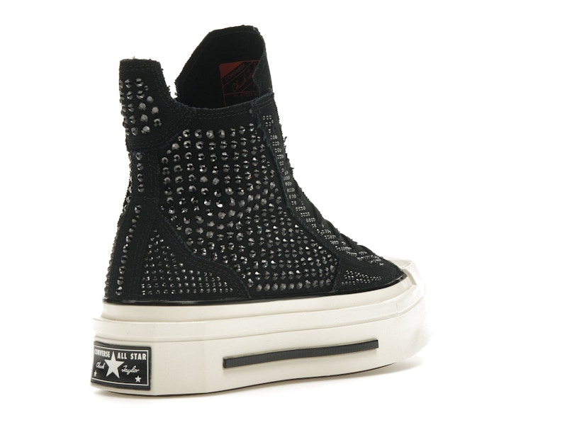 Converse Chuck Taylor All Star 70 Hi De Luxe Squared Swarovski Black (Women's)