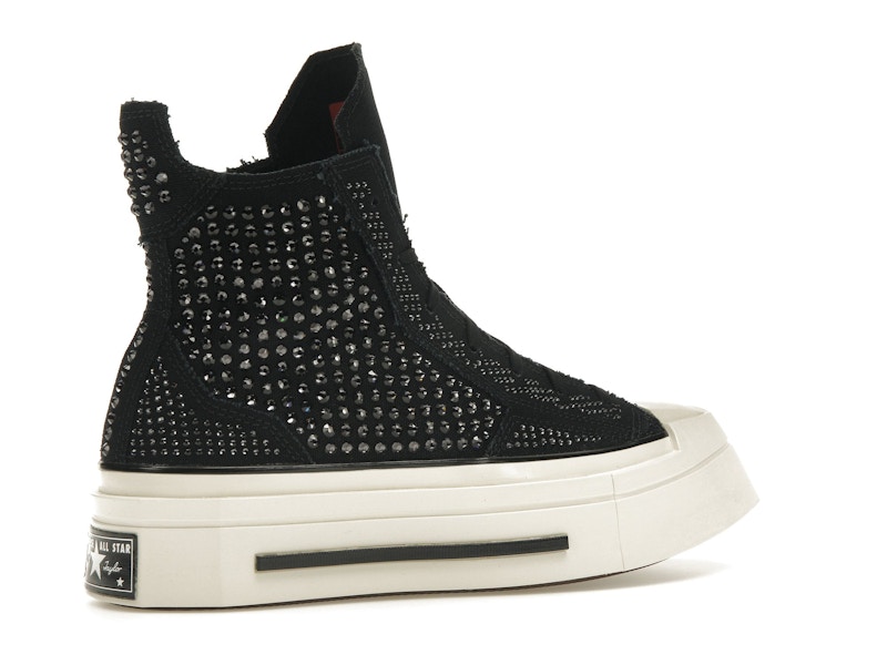 Converse Chuck Taylor All Star 70 Hi De Luxe Squared Swarovski Black (Women's)