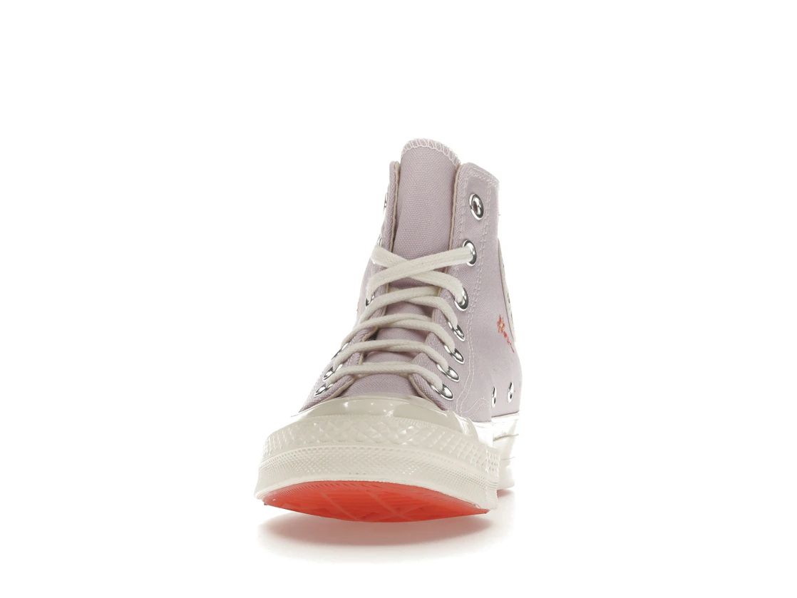 Converse Chuck Taylor All Star 70 Hi Embroidered Floral Pale Amethyst