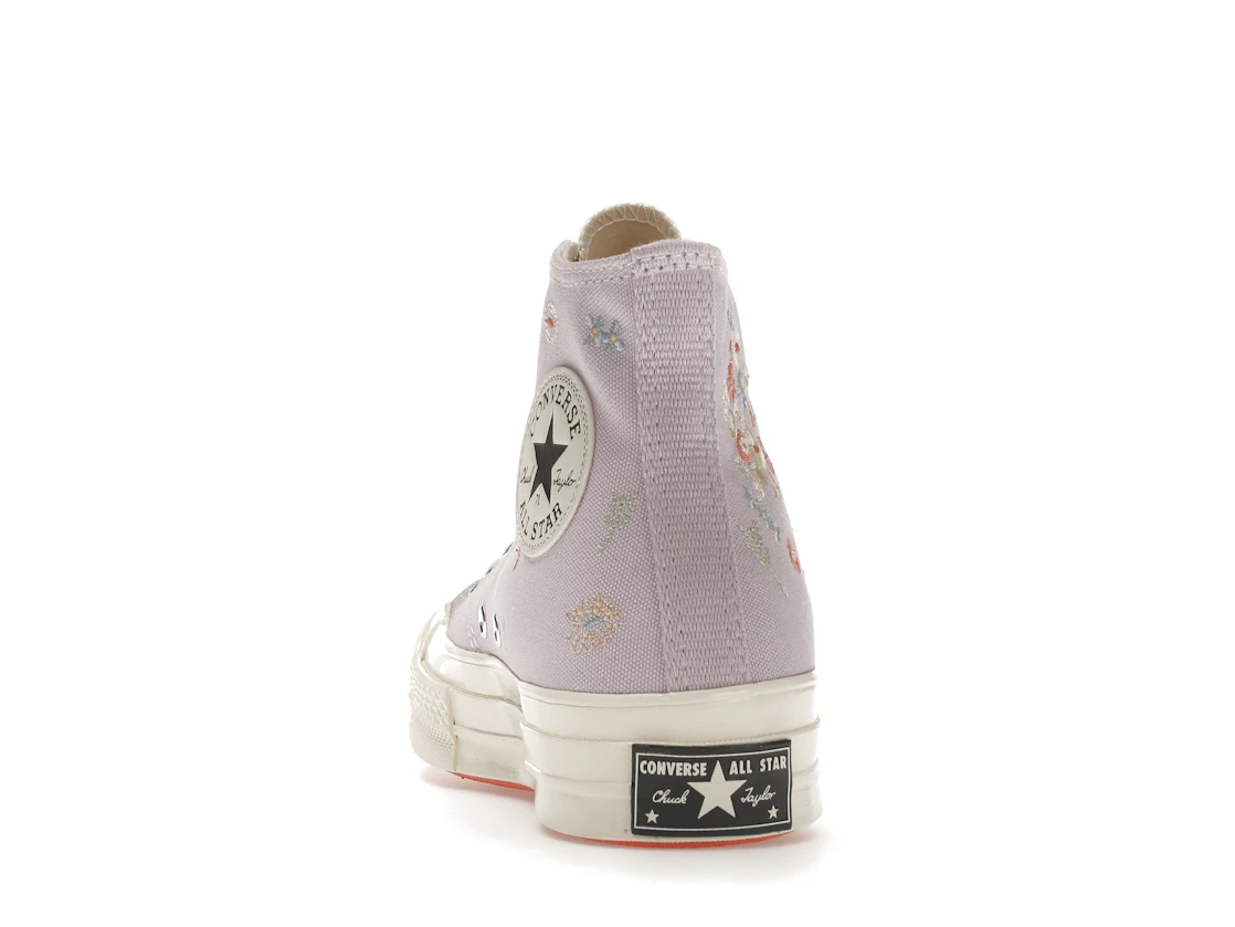 Converse Chuck Taylor All Star 70 Hi Embroidered Floral Pale Amethyst