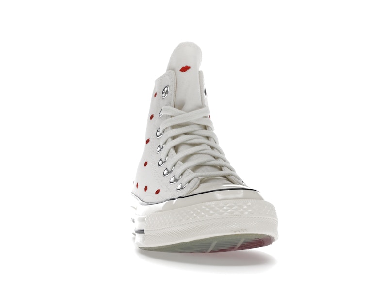 Converse Chuck Taylor All Star 70 Hi Embroidered Lips Vintage White