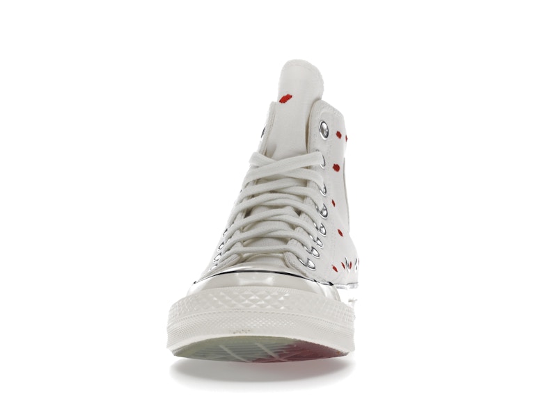 Converse Chuck Taylor All Star 70 Hi Embroidered Lips Vintage White