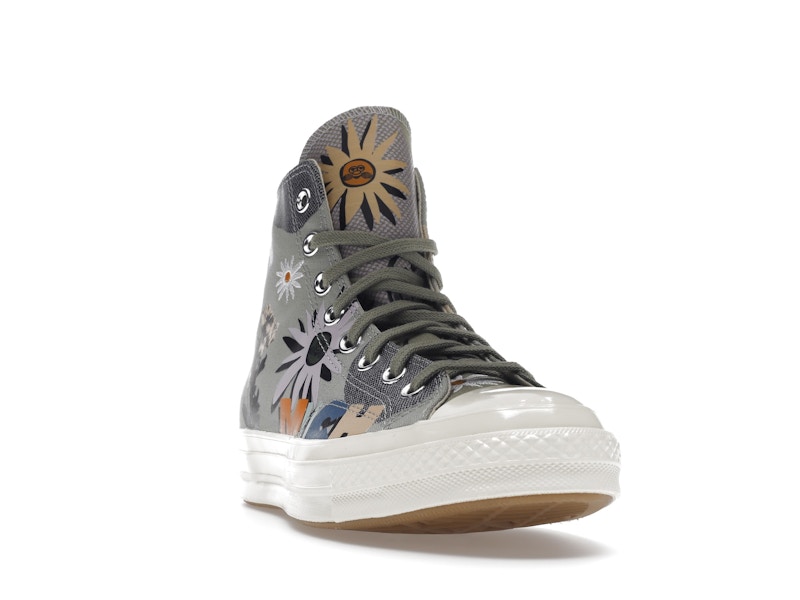 Converse Chuck Taylor All Star 70 Hi Floral Much Love Slate Egret