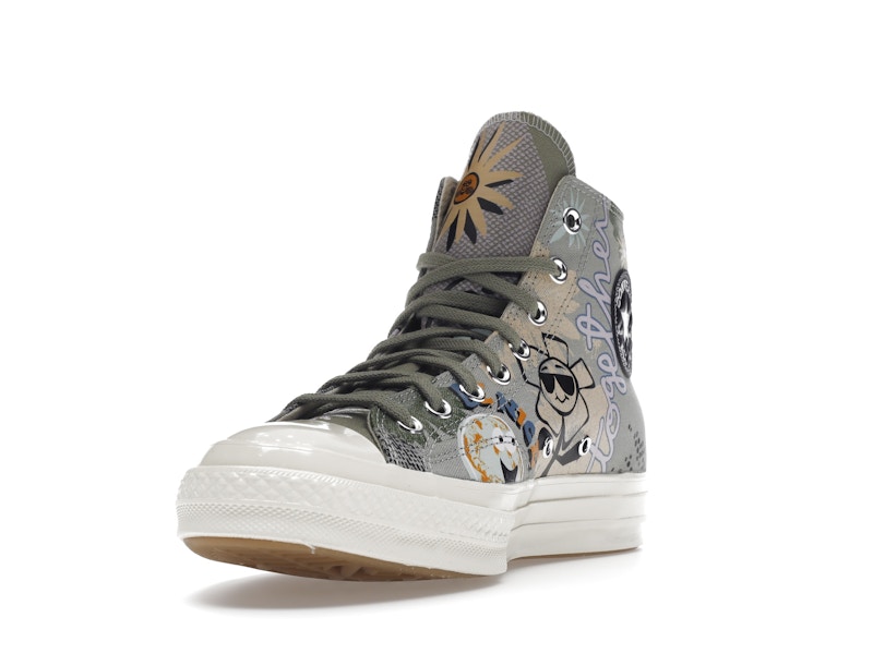 Converse Chuck Taylor All Star 70 Hi Floral Much Love Slate Egret