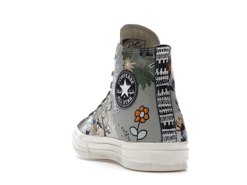 Converse Chuck Taylor All Star 70 Hi Floral Much Love Slate Egret