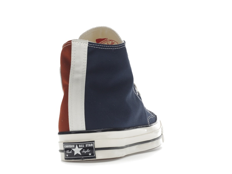 Converse Chuck Taylor All Star 70 Hi Navy Burgundy Split