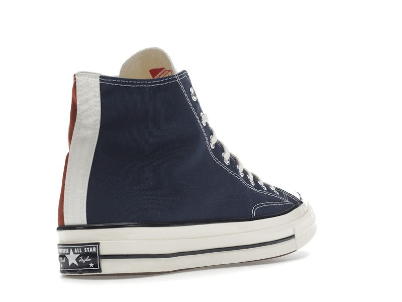 Converse Chuck Taylor All Star 70 Hi Navy Burgundy Split