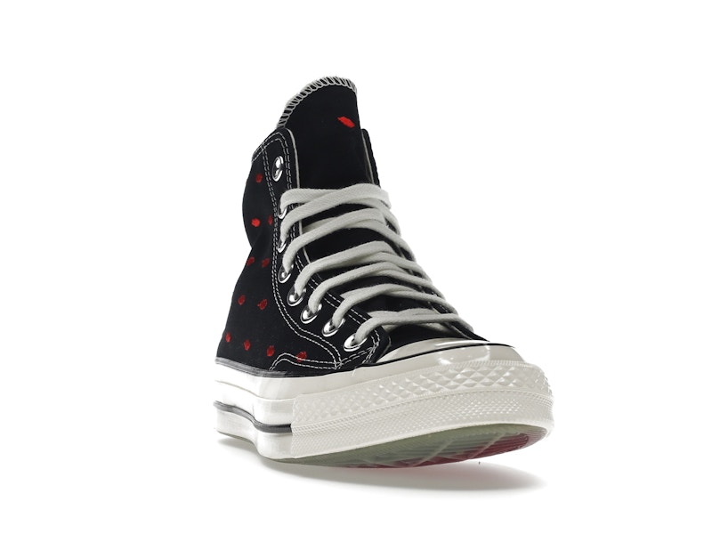 Converse Chuck Taylor All Star 70 Hi Embroidered Lips Black
