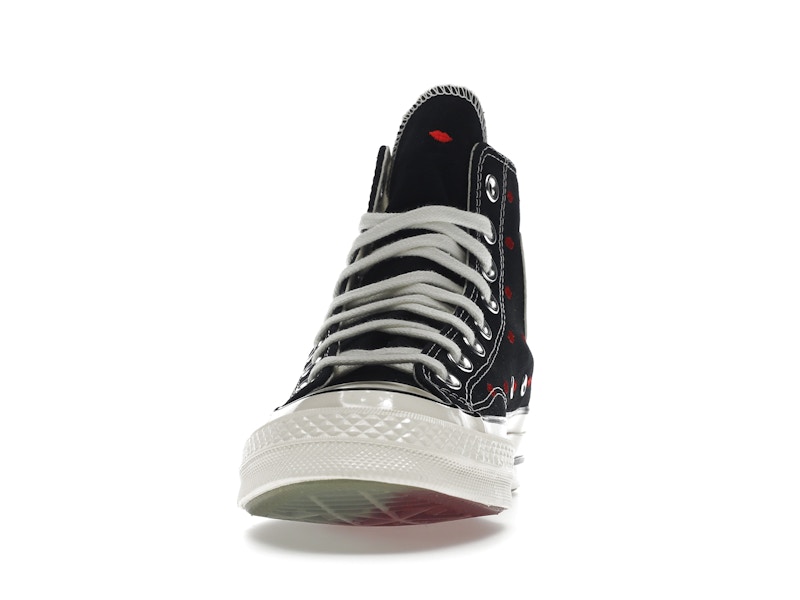 Converse Chuck Taylor All Star 70 Hi Embroidered Lips Black